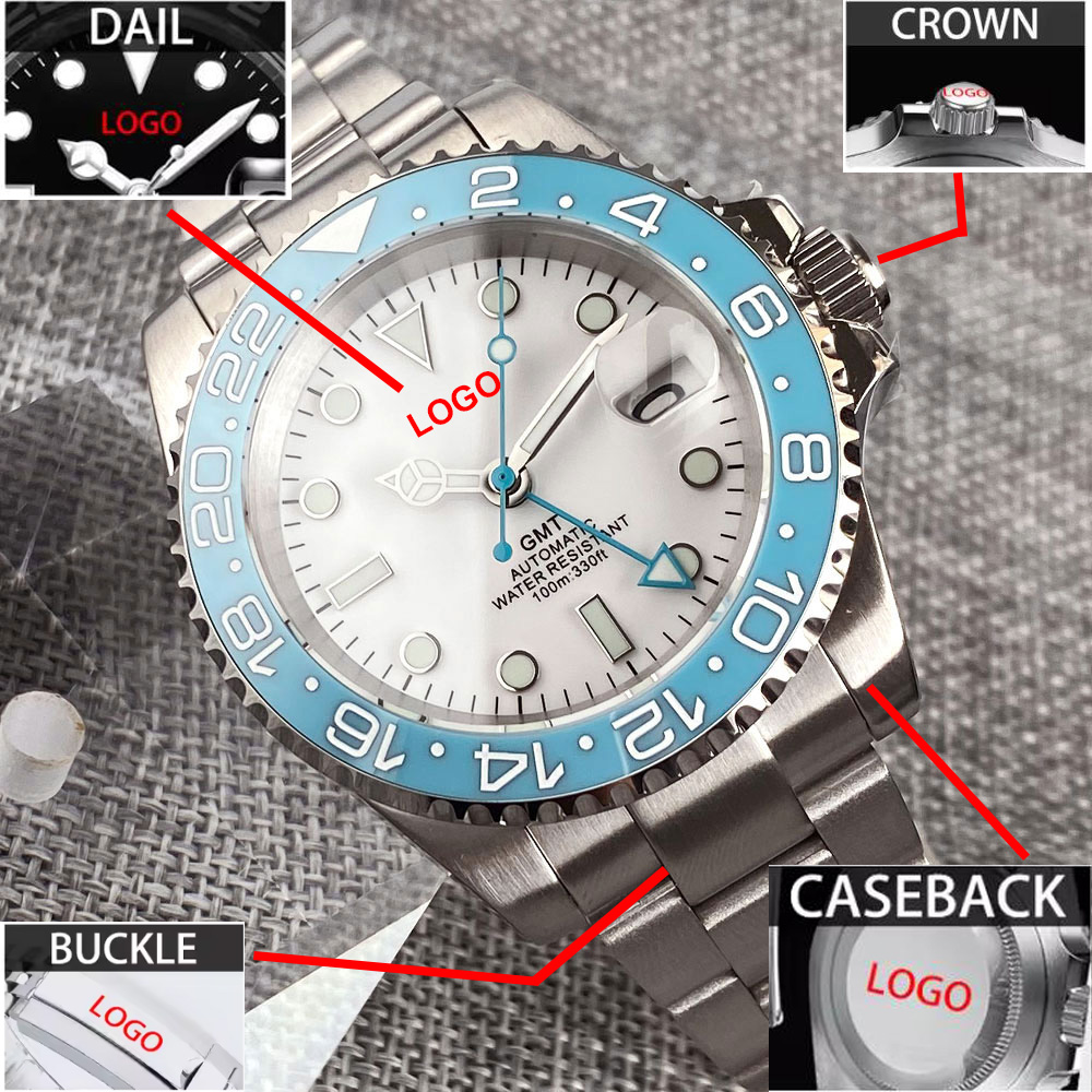 Jewelry For Watches - Customized 40mm Ice Blue Dial 200M