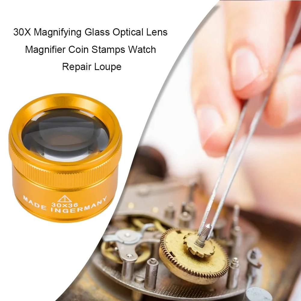 Used Jewelry Watches - A magnifying glass used for identifying