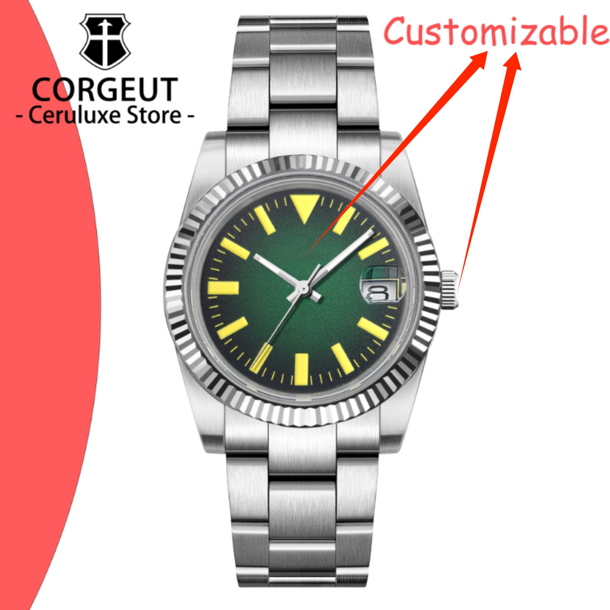Jewelry For Watches - Custom Logo 36/39mm New NH35 Automatic