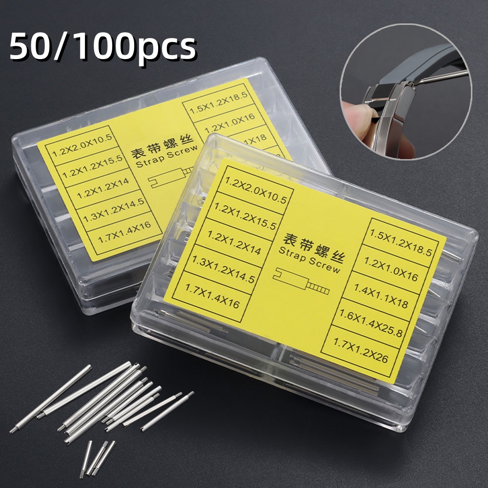 Jewelry Rolex Watches - 50/100PCS Screws Rod for Rolex Oyster