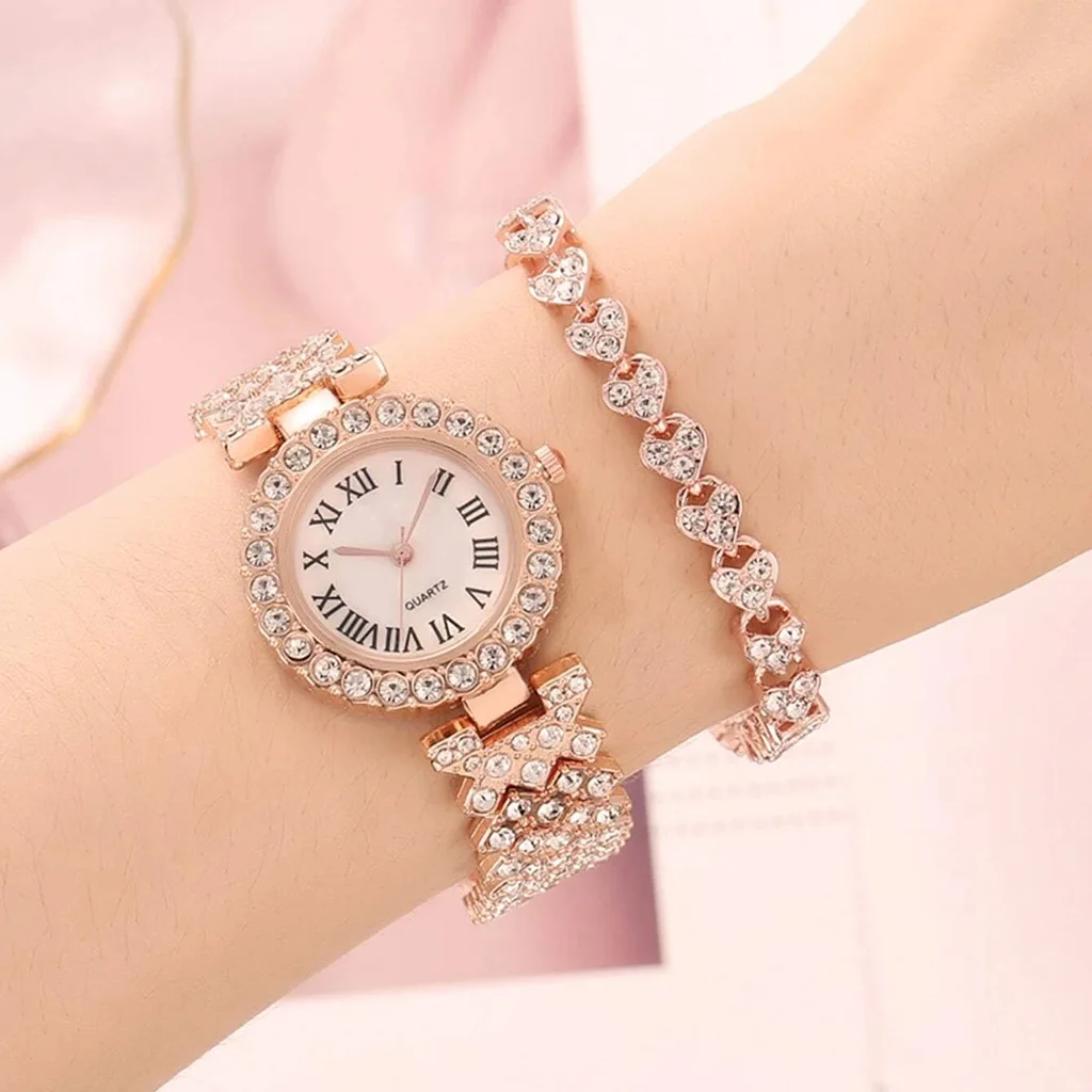 Luxury Rhinestone Watch Women  - огляд і ціна Jewelry Watches Vintage