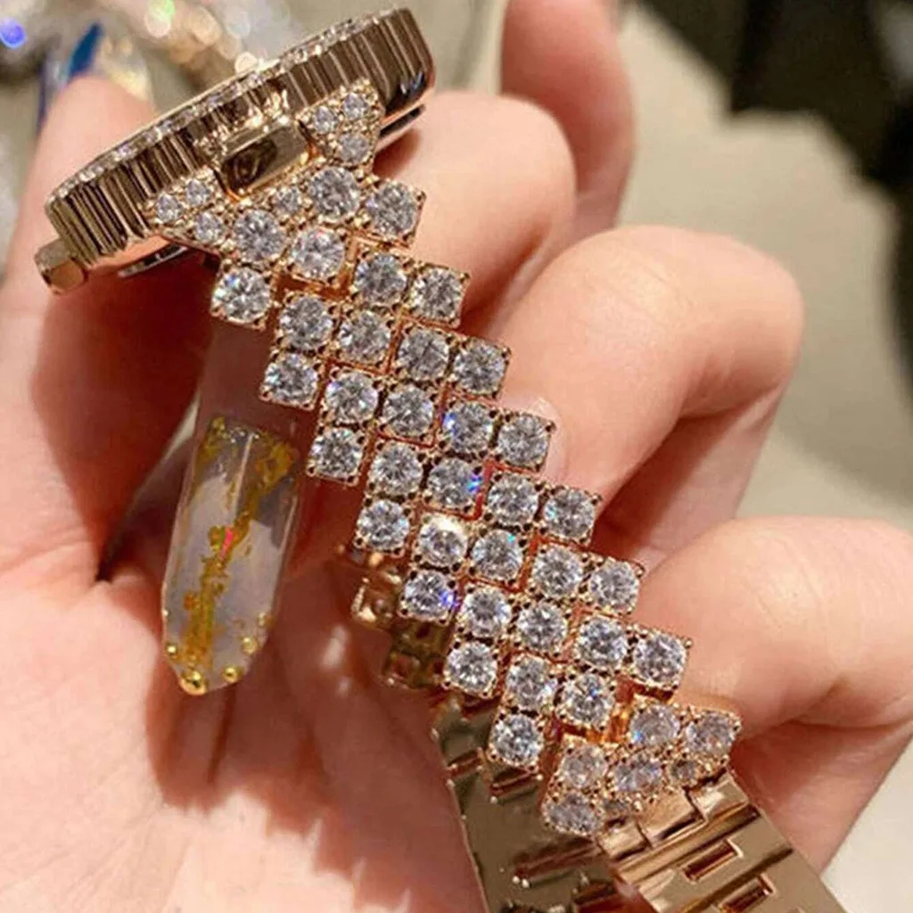 Luxury Rhinestone Watch Women  - огляд і ціна Jewelry Watches Vintage