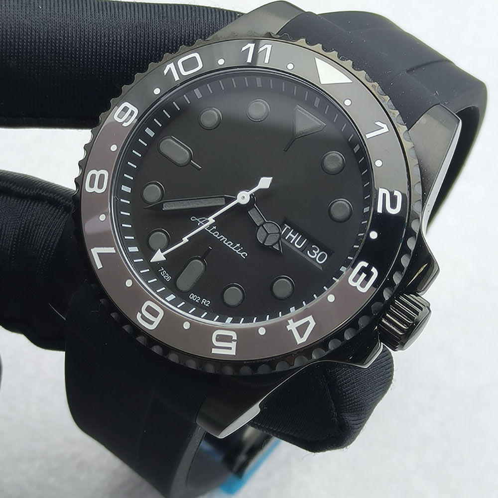 40MM NH36 Watch Black Men's St - огляд і ціна Jewelry For Watches
