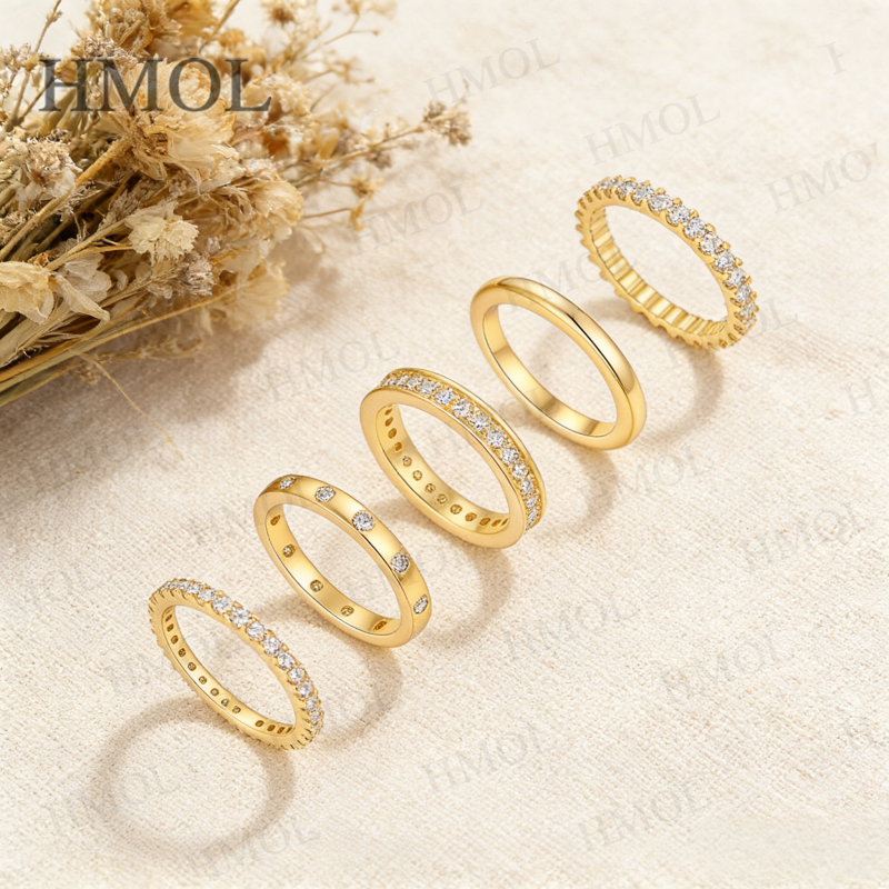 Moissanite Ring Set Come With  - огляд і ціна Minimalist Ring Stackable