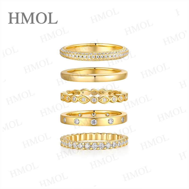 Moissanite Ring Set Come With  - огляд і ціна Minimalist Ring Stackable