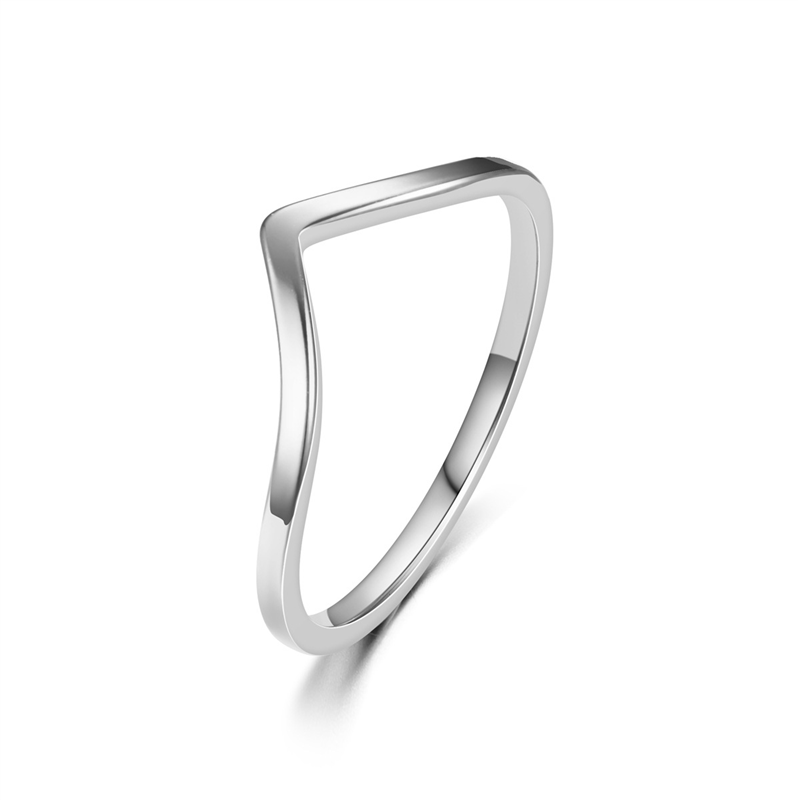 Minimalist Irregular Chevron V - огляд і ціна Minimalist Ring Stackable