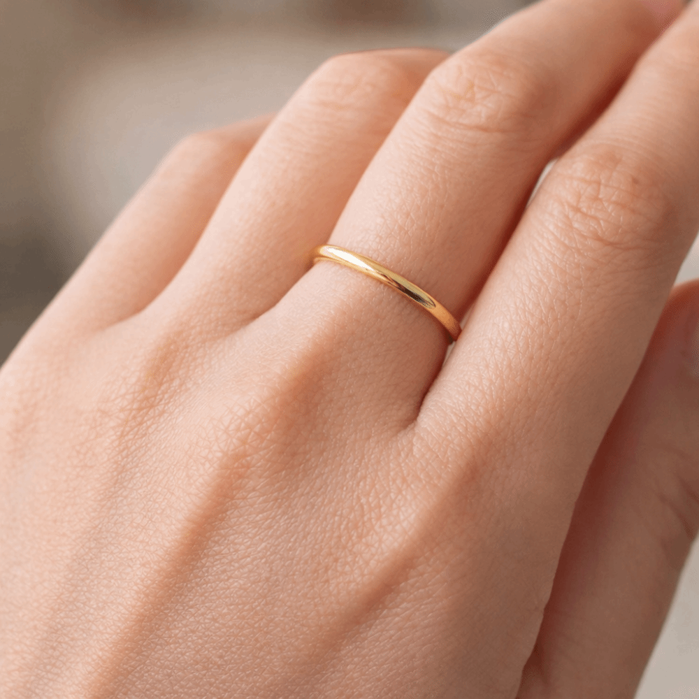 Durable Stackable Plain Band R - огляд і ціна Minimalist Ring Stackable