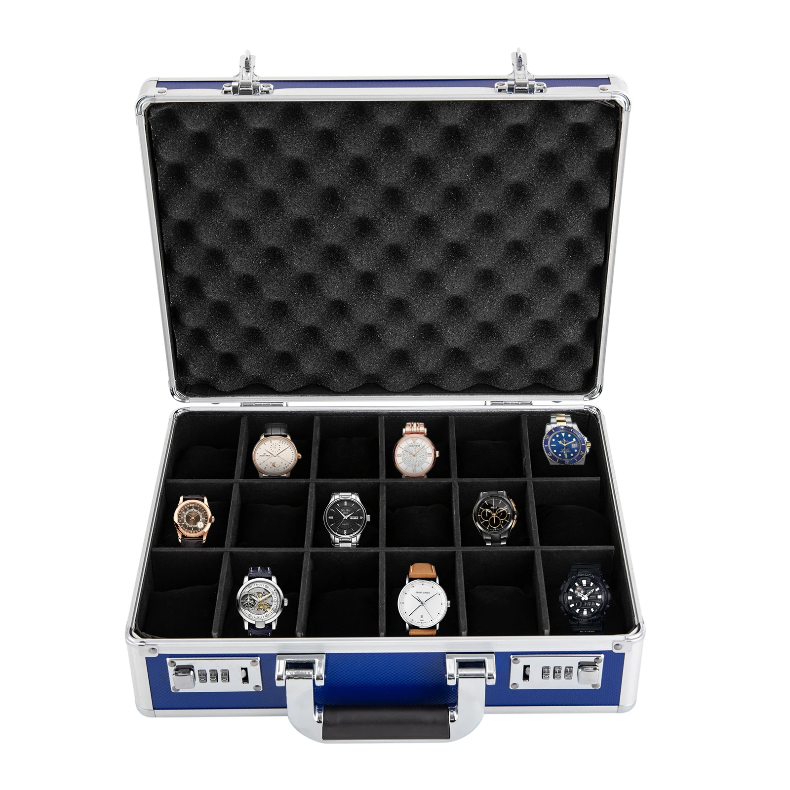 18 slot watch case with lock d - огляд і ціна Used Jewelry Watches