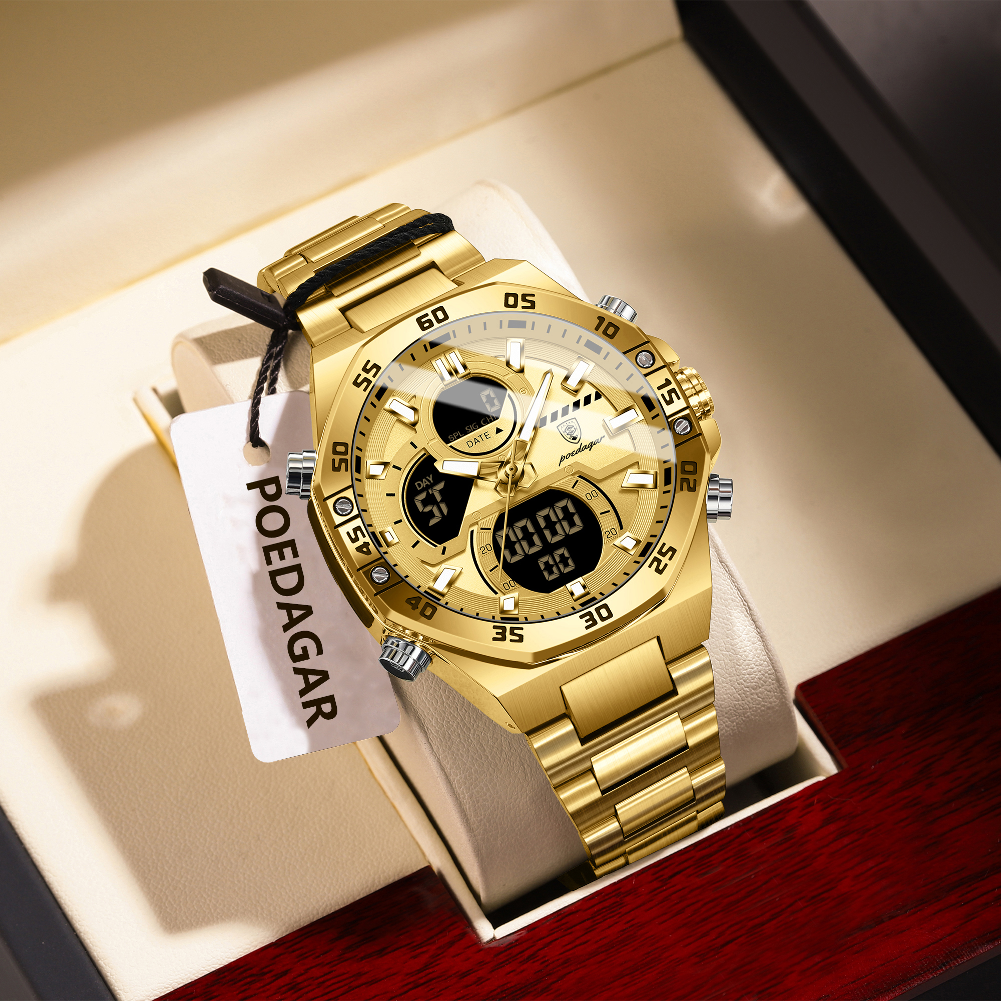 POEDAGAR Sport Men Watch LED W - огляд і ціна Jewelry For Watches