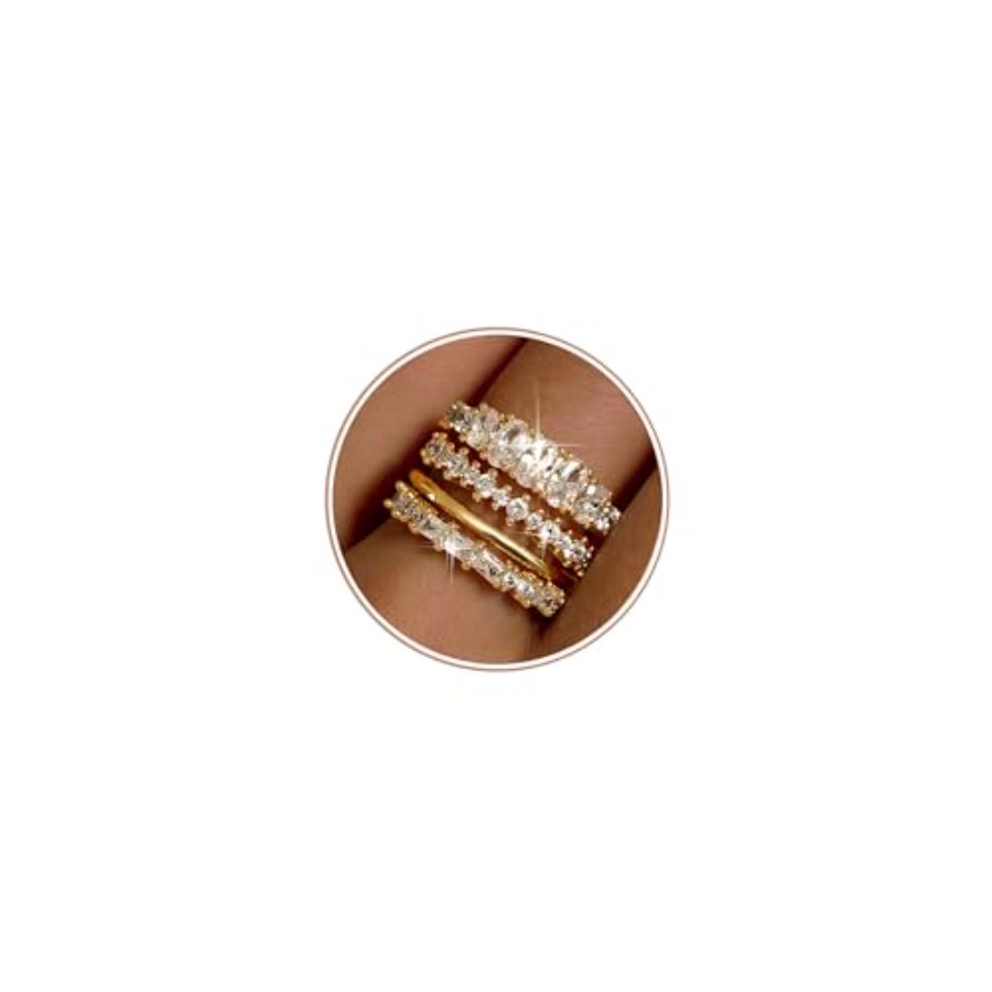 14K Gold Plated Stackable Ring - огляд і ціна Minimalist Ring Stackable