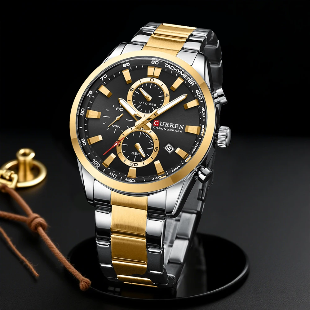 CURREN Casual Quartz Chrono Sp - огляд і ціна Jewelry For Watches