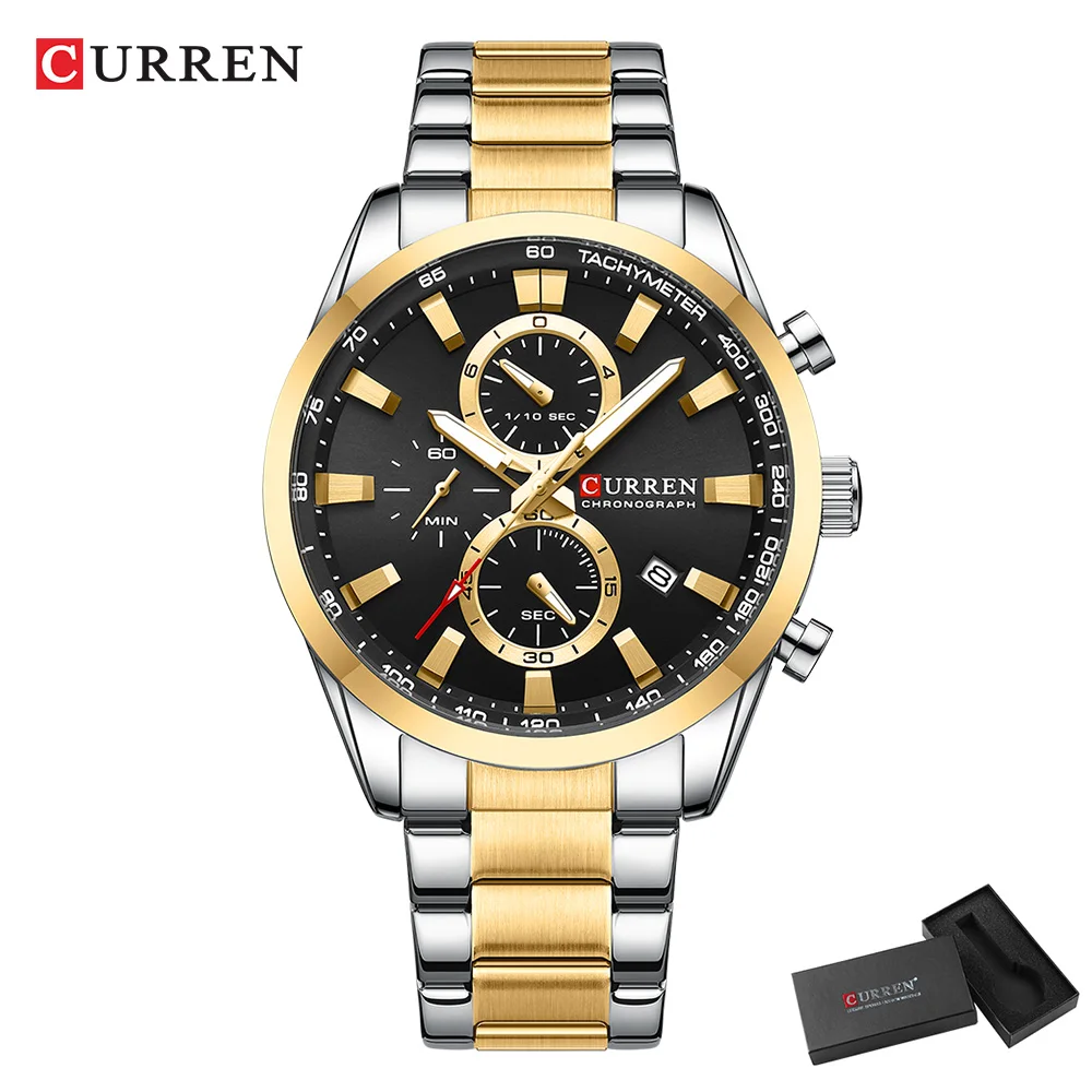 CURREN Casual Quartz Chrono Sp - огляд і ціна Jewelry For Watches
