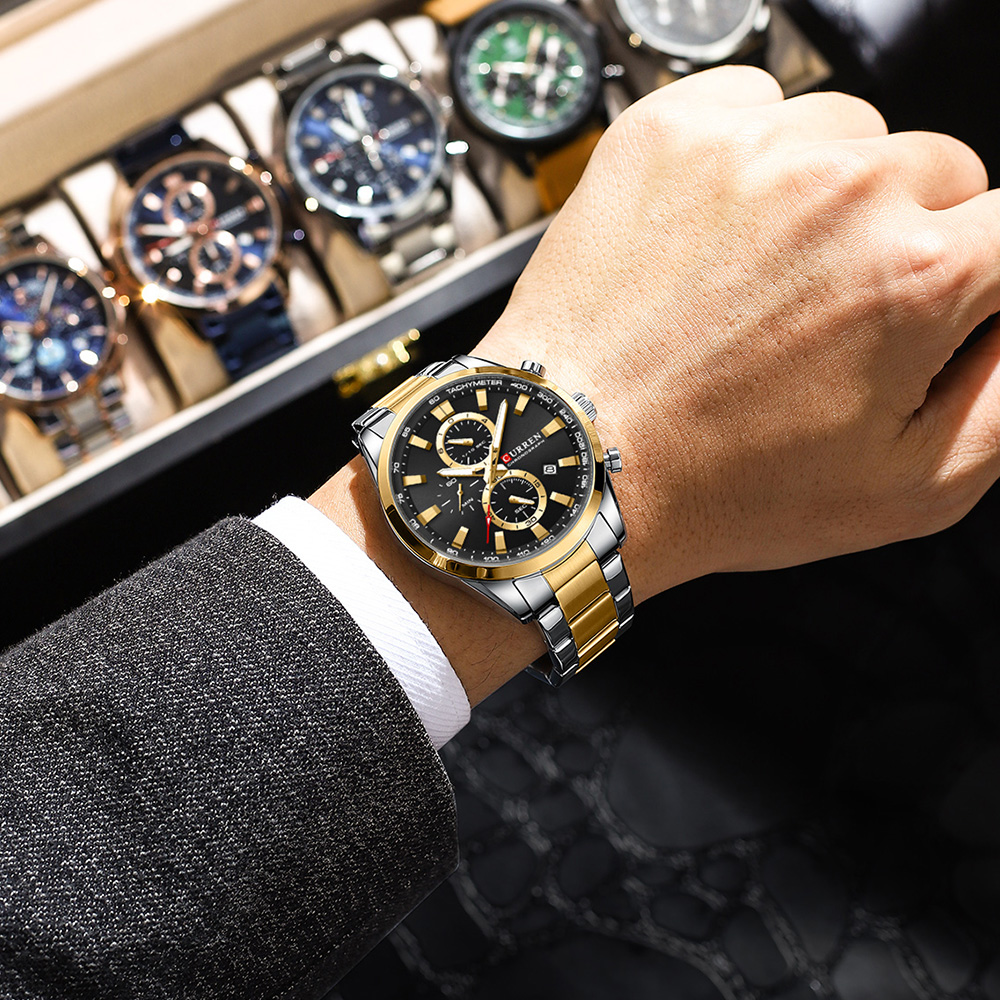 CURREN Casual Quartz Chrono Sp - огляд і ціна Jewelry For Watches