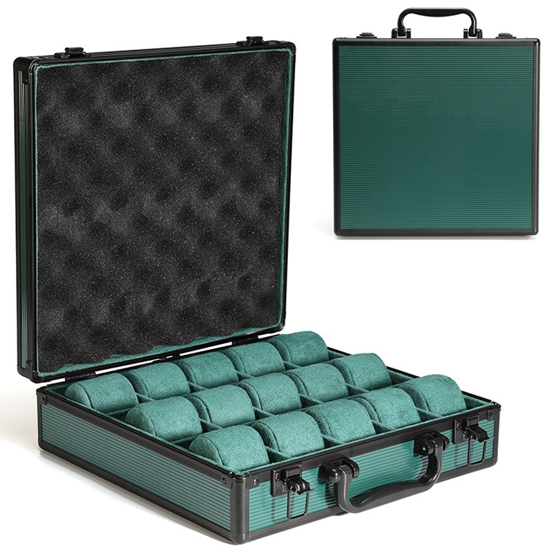 Aluminum Green Watch Box Mens  - огляд і ціна Jewelry Rolex Watches