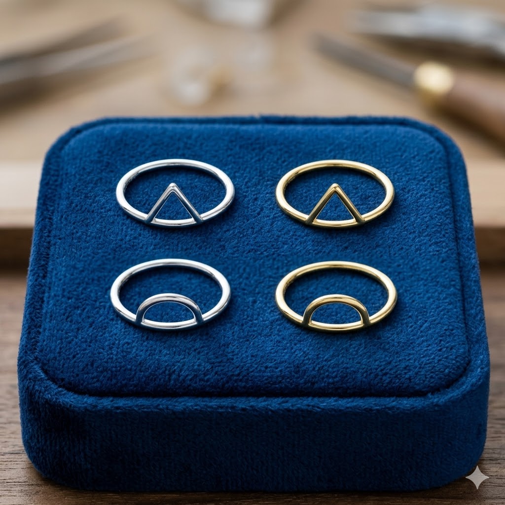 St-Delan Minimalist Geometric  - огляд і ціна Minimalist Ring Stackable