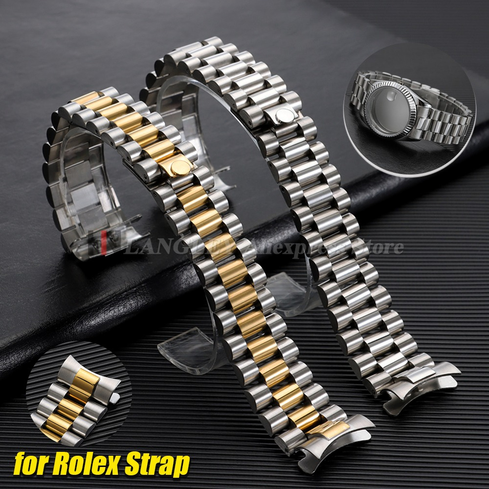 Curved End Stainless Steel Wat - огляд і ціна Jewelry Rolex Watches