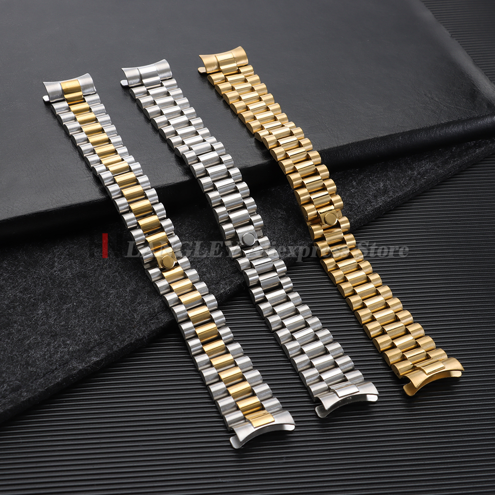 Curved End Stainless Steel Wat - огляд і ціна Jewelry Rolex Watches