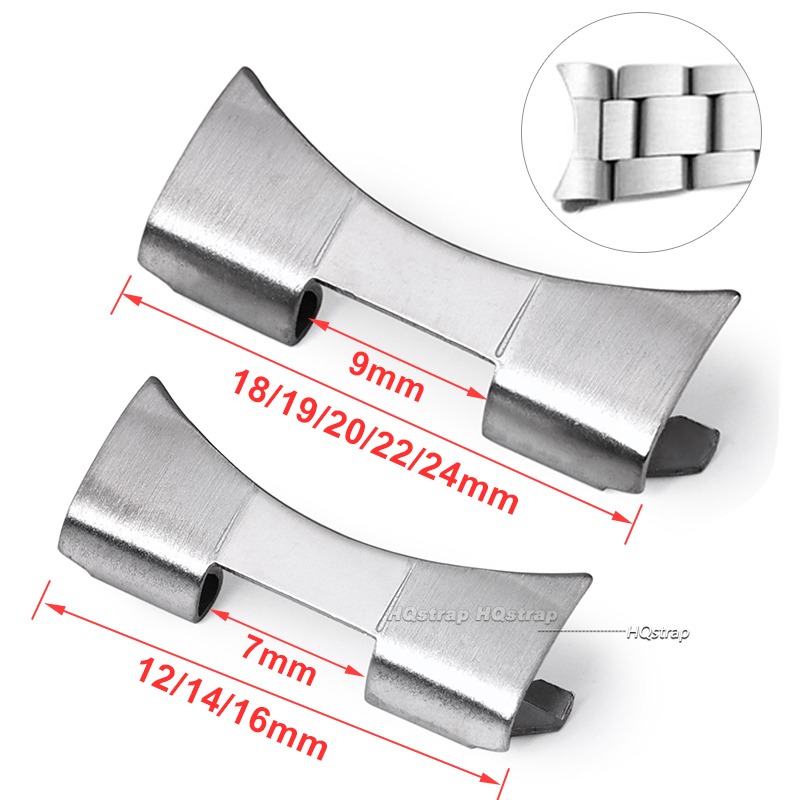 Hollow Curved End Link 20mm 22 - огляд і ціна Jewelry Rolex Watches