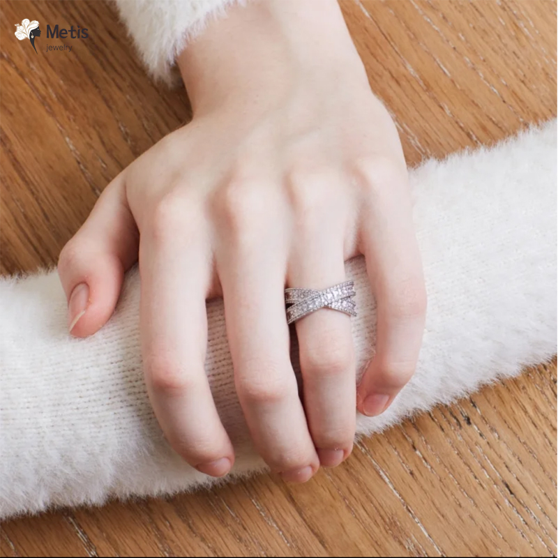 S925 Sterling Silver Double La - огляд і ціна Minimalist Ring Stackable