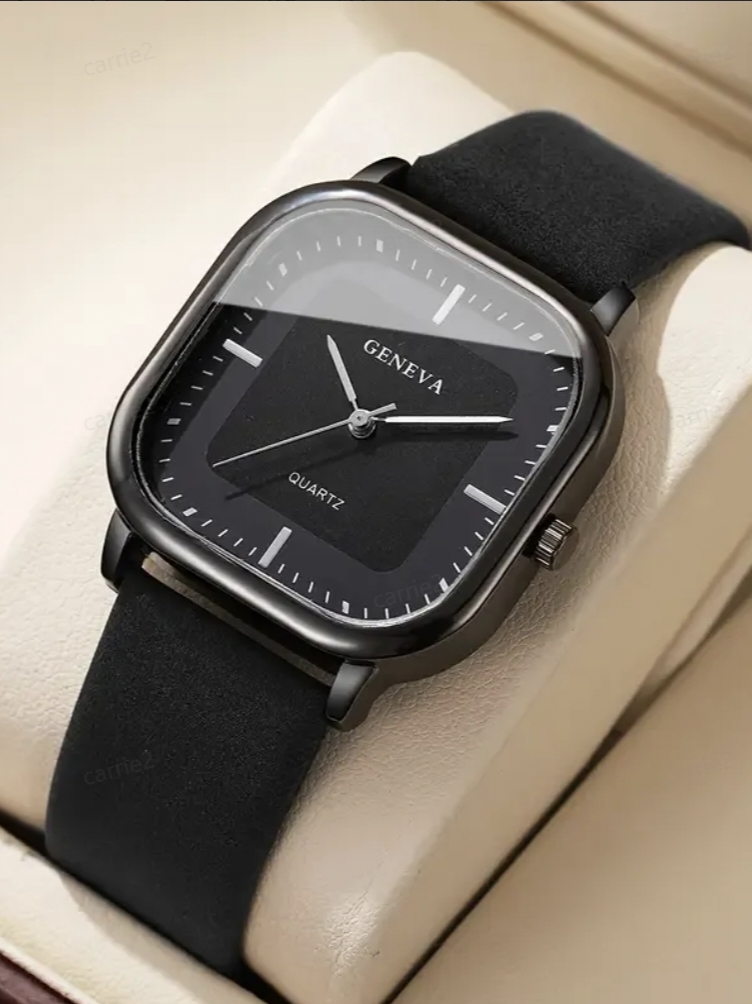 No gift box; men's leather str - огляд і ціна Jewelry For Watches