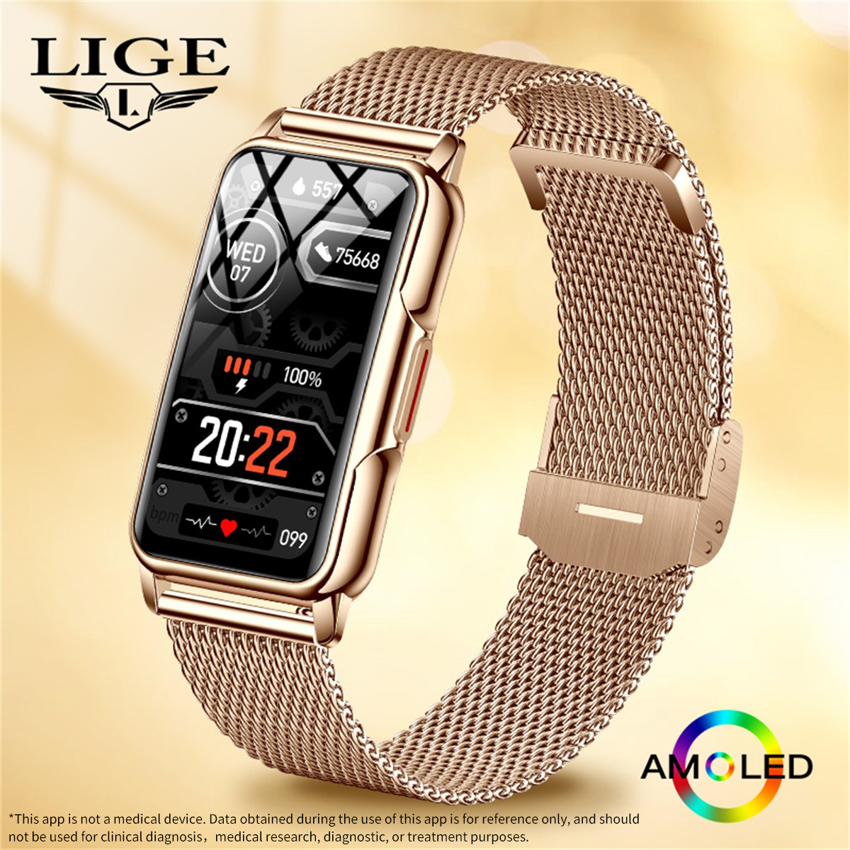 LIGE Smart Watch Men Women Fit - огляд і ціна Jewelry Watches Women